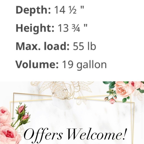 Set of 2  Frakta IKEA Blue 19 Gallon Bag (New) - Picture 8 of 8